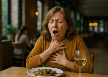 Atragantamiento mujer Atragantamiento mujer